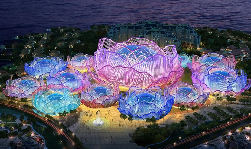 海南海花岛亮化项目
