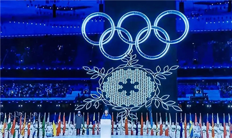 2022年北京冬奥会雪花屏